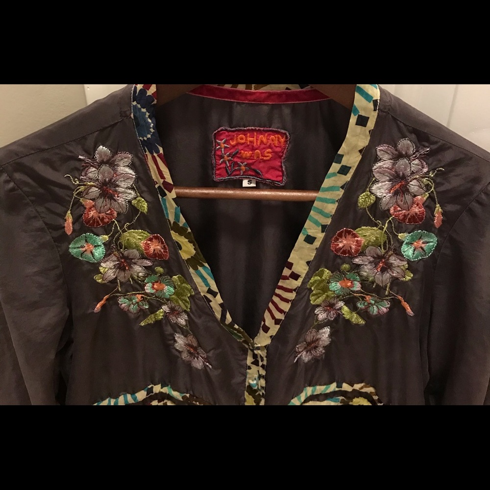 Johnny Was Button Front Tunic - image 3